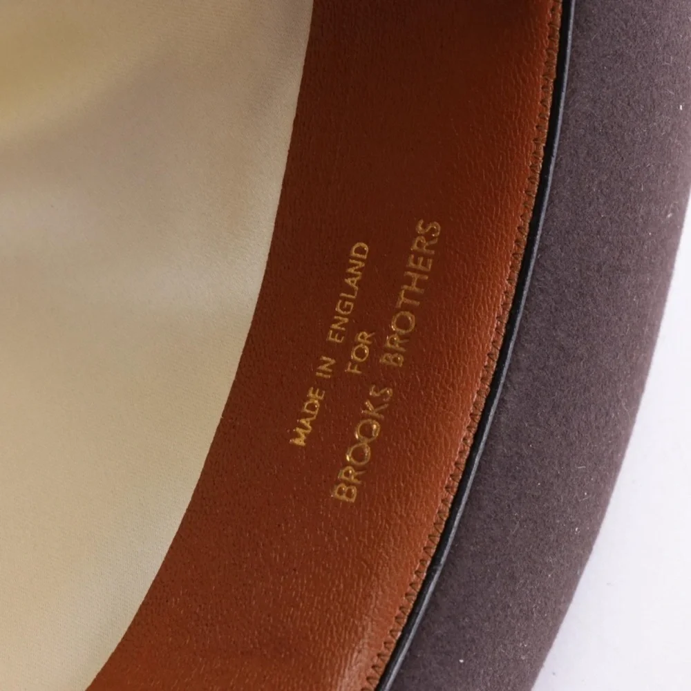 Vintage Lock & CO. Hatters Brown Felt Trilby Hat With Box - Picture 5 of 7